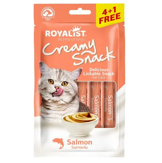 Royalist Рідкі ласощі з лососем для дор. котів 5*15г 3565