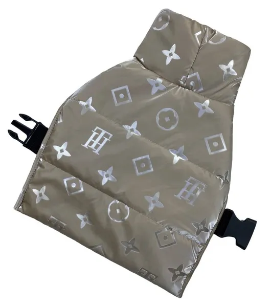 Жилет дутий LV бежевий 6 G-47/6