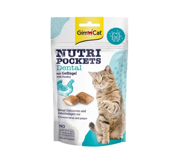 Nutri Pockets для котів Dental 60г (G-418285/419336)