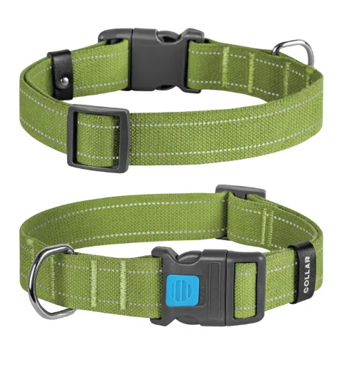 9935 Нашийник CoLLaR бавовняна стрічка, брезент, пласт. фастекс L Ш 35мм Д 46-69см