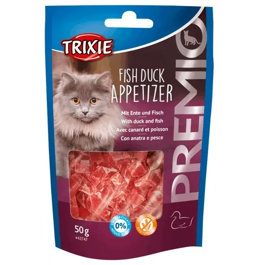 42747 Ласощі для котів Trixie Premio Fish Duck Appetizer качка/риба 50г