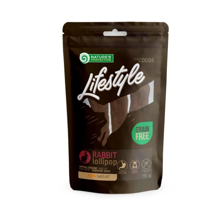 Nature's Protection Snack Палички з кролика для собак 75г