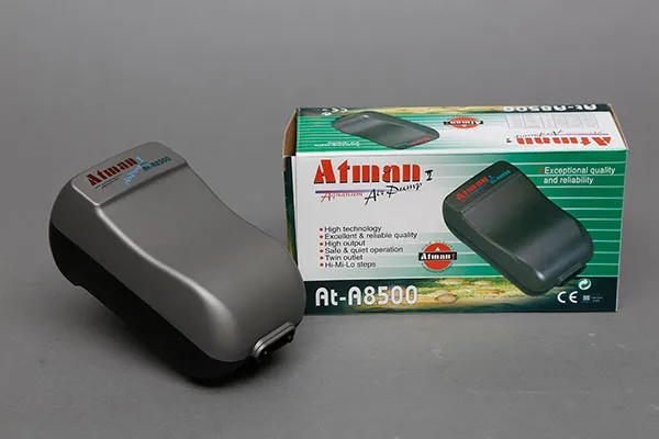 Компресор Atman AT-8500, 4.8 Вт, 540 л/г двоканальний