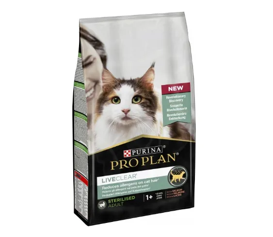 ProPlan 1,4кг LiveClear Sterilised З лососем для стерилізованих