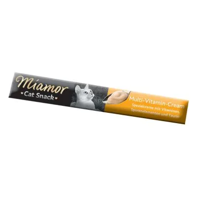 27822 Мальт-паста-крем Miamor Cat Cream мультивітамін Multi-Vitamin-Cream 1*15г