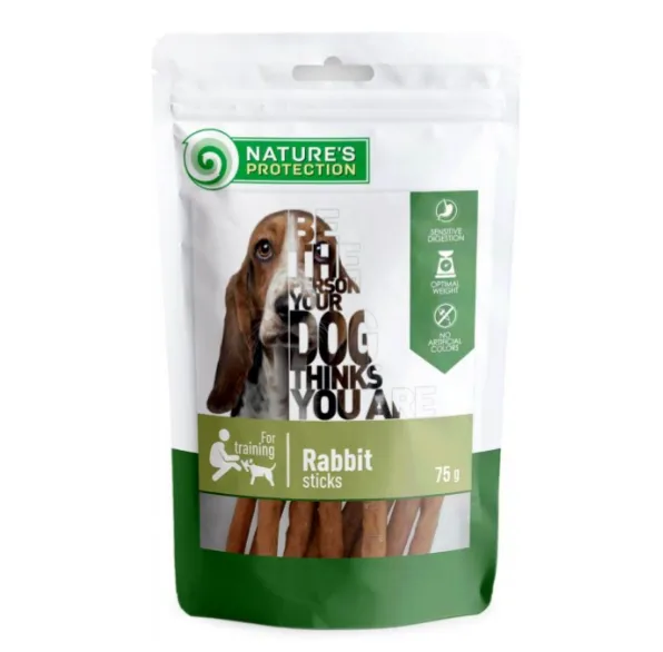 Nature's Protection SC LS Snack Палички з м'ясом кролика для собак 75г