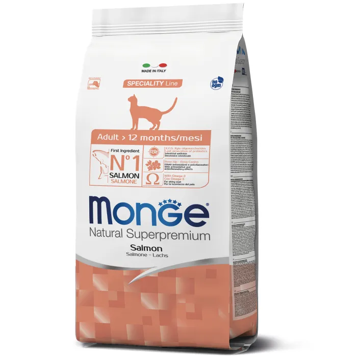 Корм для котів MONGE Cat Adult лосось 400г