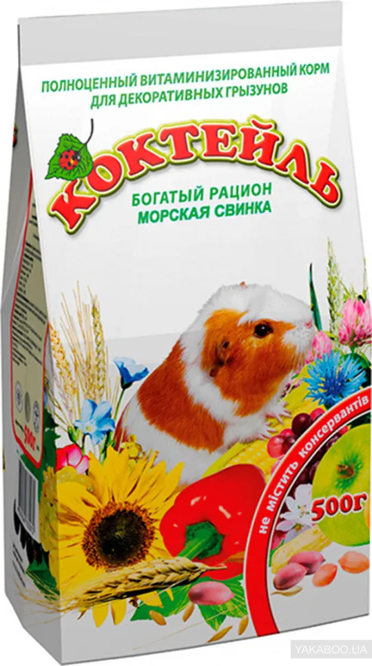 Корм Коктейль для гризуна "Морська свинка", 500 г