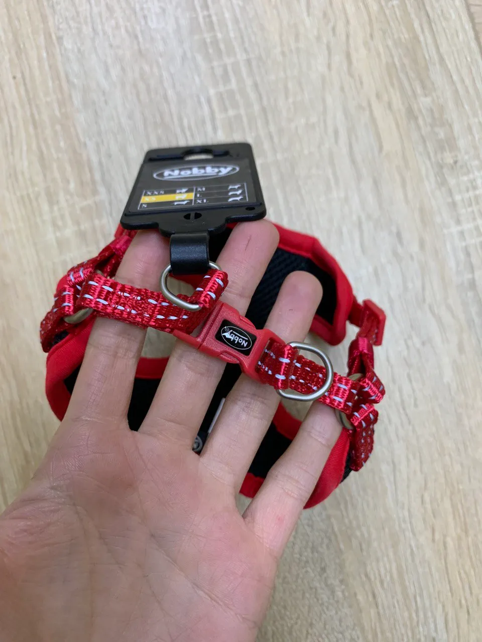 H80624-04/24 Шлея XS Mesh Reflect нейлон-флісова 10мм*33-41см*37см