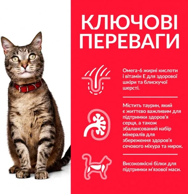 Hill's SP Fet Adult Lamb для доросла кішко з ягням 1,5кг