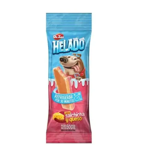 Морозиво для собак Dr Zoo Ice Cream зі смаком ковбаски і сиру 50г