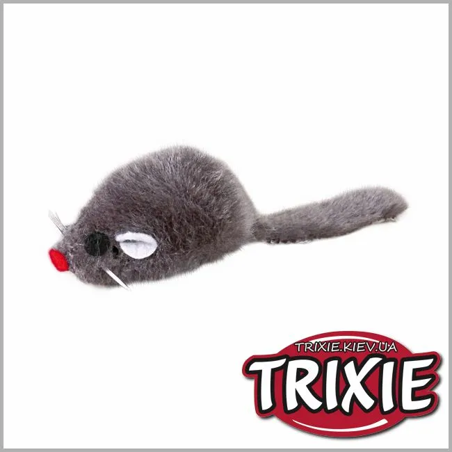 Trixie Мишка плюшева для кішок, 5 см