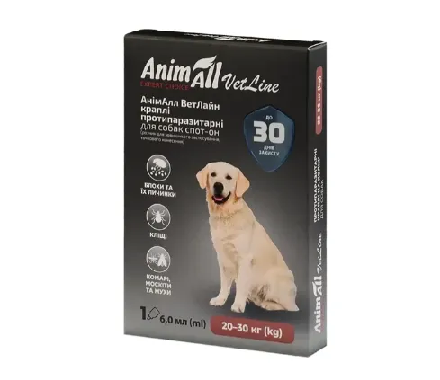 AnimAll VetLine спот-он для собак 20-30кг (6.0мл)