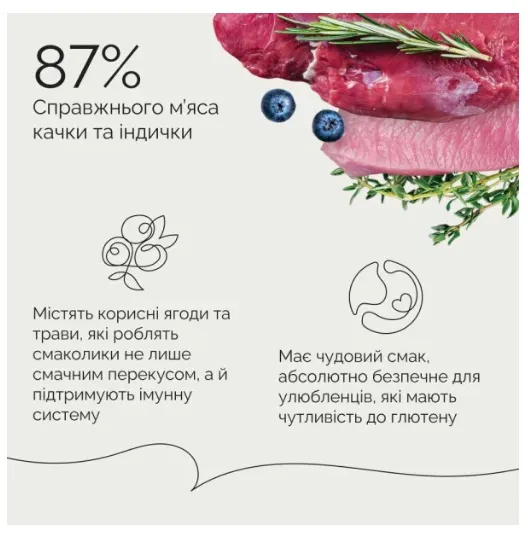 Джерки Savory Fillet філе індички з качкою 100г 21151