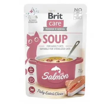 Brit Care Soup Salmon для котів суп з лососем 75г