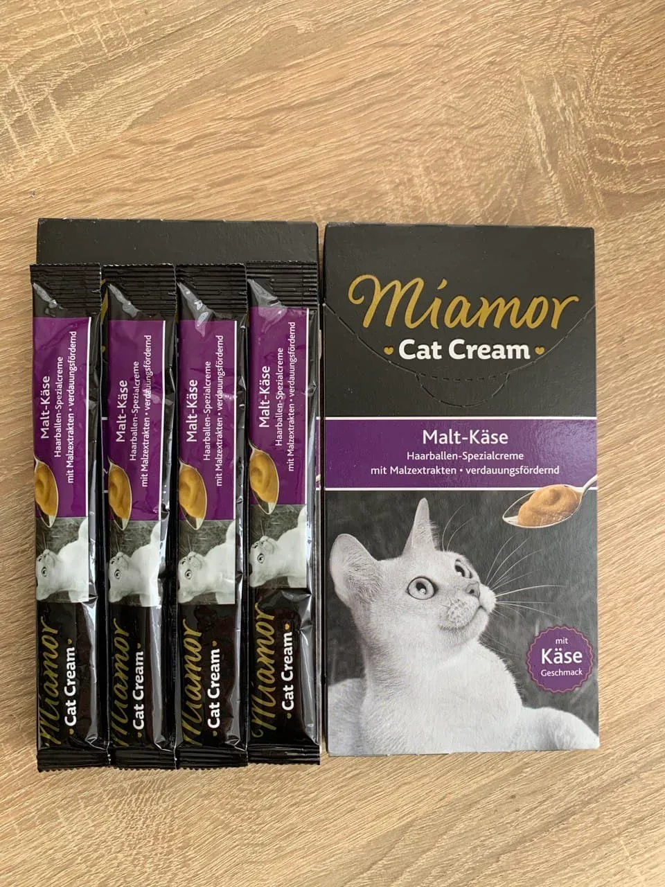 15812 Мальт-паста-крем з сиром  Miamor Cat Cream 1*15г
