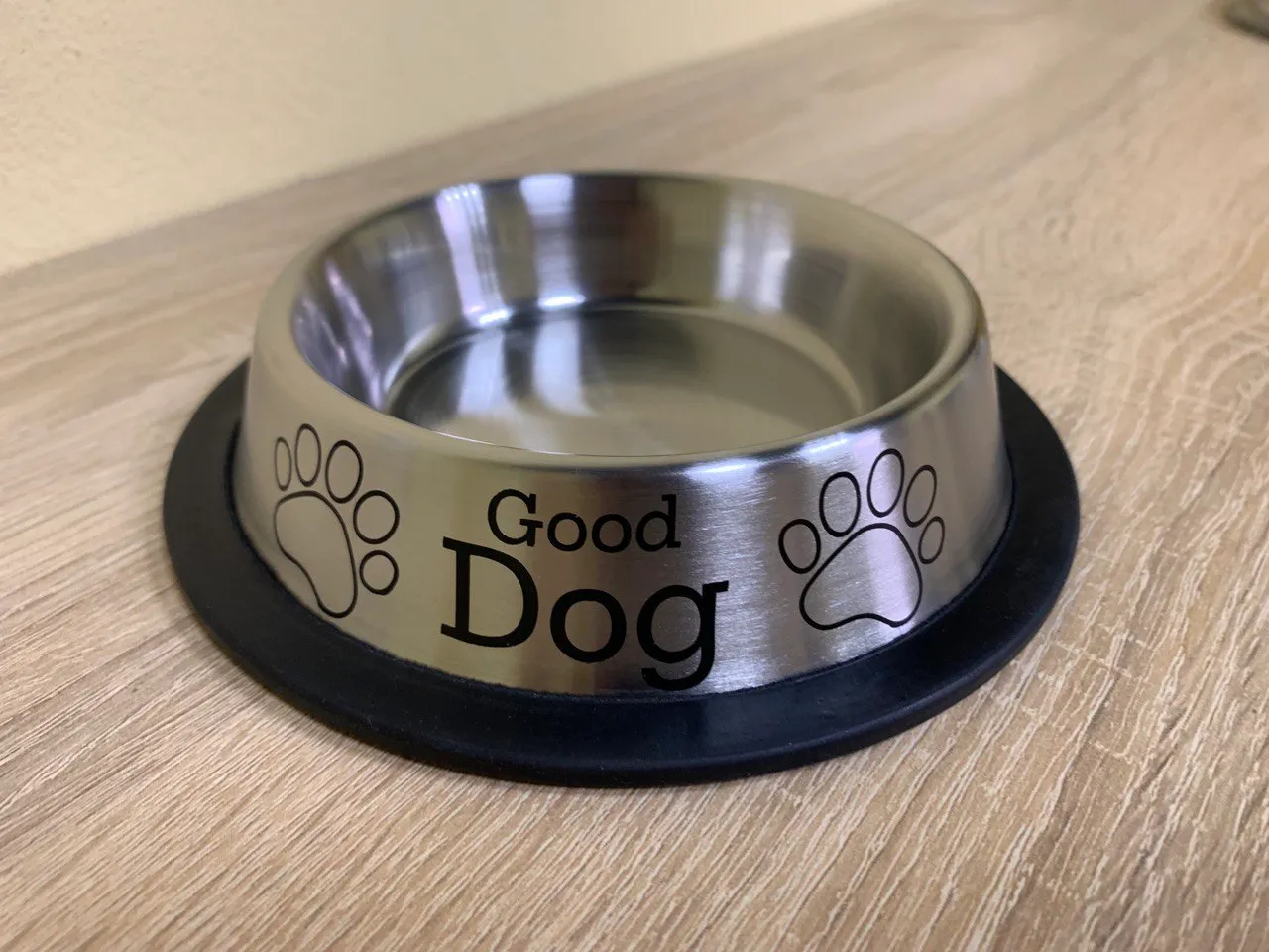 mm94 Миска металева Good dog на гумі 11см 0.20л