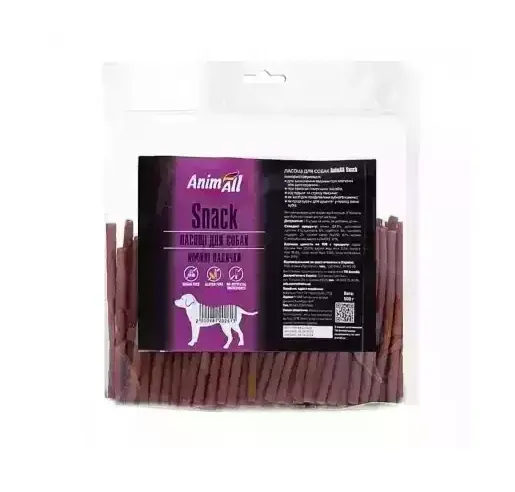 AnimAll Snack курячі палички для собак 1кг 02606