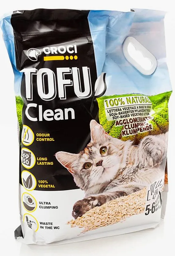 Наповнювач CROCI TOFU Clean, 10L