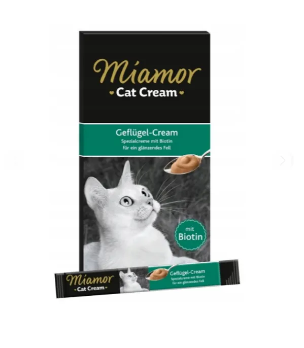 28841 М'ясна паста-крем для котів з м'ясом птиці Miamor Cat Cream 6*90гр 743169