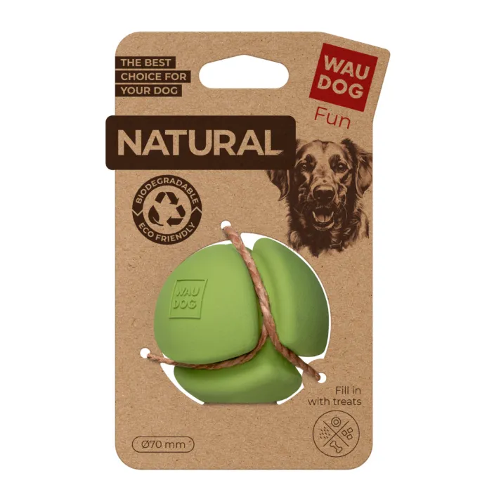 621318 Іграшка для собак WAUDOG FUN Natural м'яч 70мм