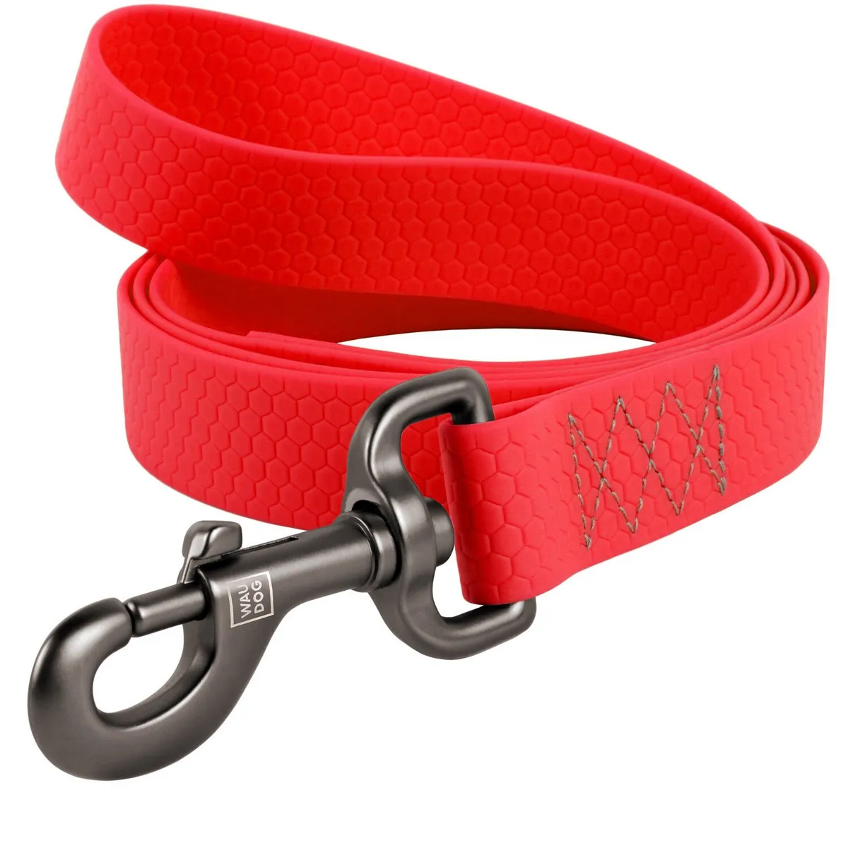 27223 Повідець WAUDOG Waterproof, водостійкий (ширина 25мм, довжина 183 см) червоний