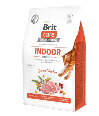 Brit Care Cat GF Indoor Anti-stress (антистрес) 1кг