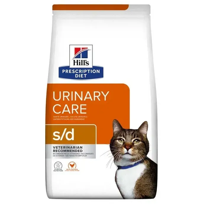 PD Feline S/D Розч-ня струвітних каменів та кристалів 3кг 605897