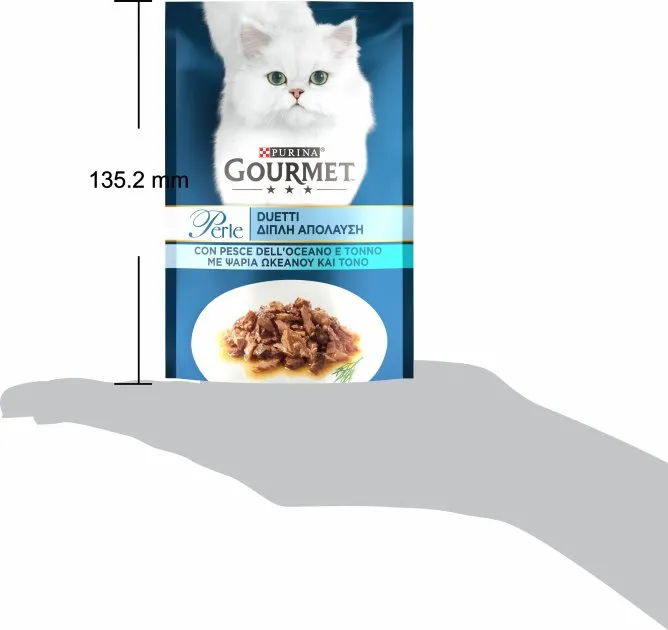 Gourmet Perle Океанічна риба та тунець 85г