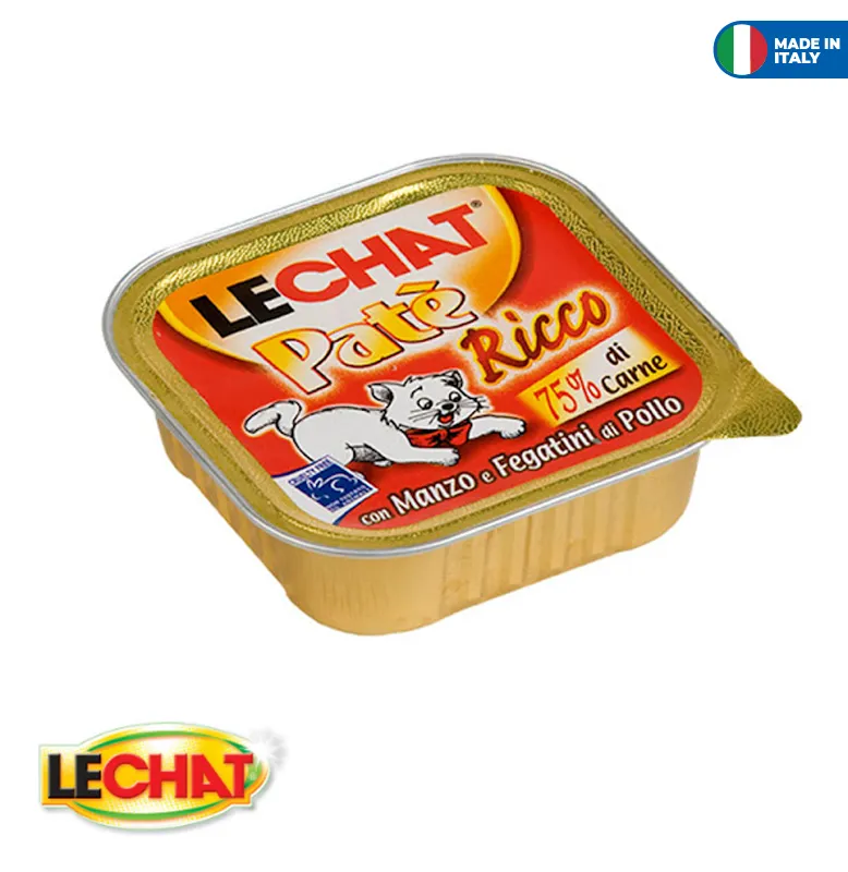 LECHAT RICCO BEEF/CHICKEN LIVER GR. яловичина курка та печінка 100г