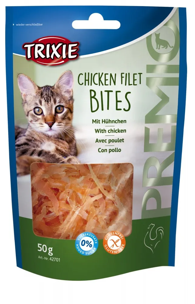 Trixie Premio Chicken Filet Bites ласощі для котів (курка), 50 г