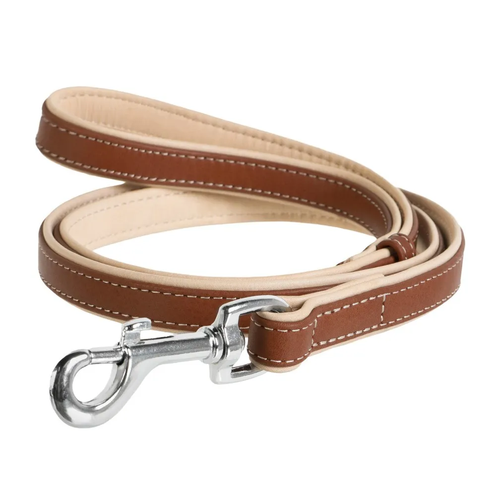 2185 Повідець WAUDOG SOFT, коричневий верх (шир.18мм, дов.183см)