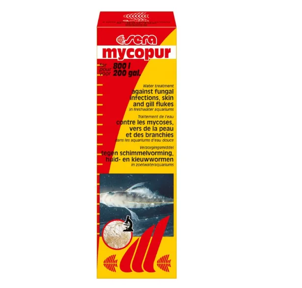 Sera mycopur грибок, шкіряні та зяброві черви на 800л - 50мл 02230