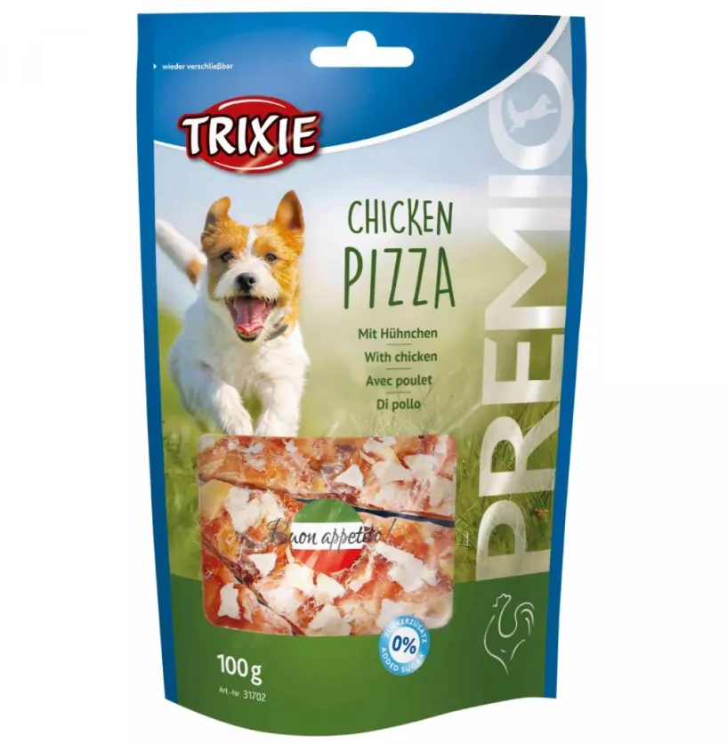 31702 Ласощі для собак Trixie Premio Chicken Pizza піца з курки 100г