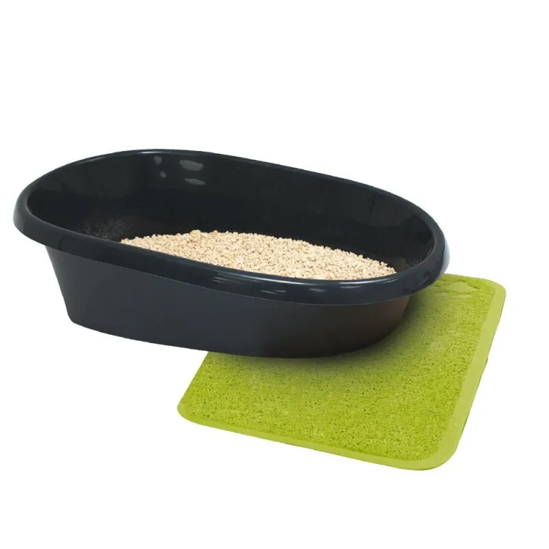 Килимок під туалет для котів CROCI 60*46см (зелений або сірий) C6020941