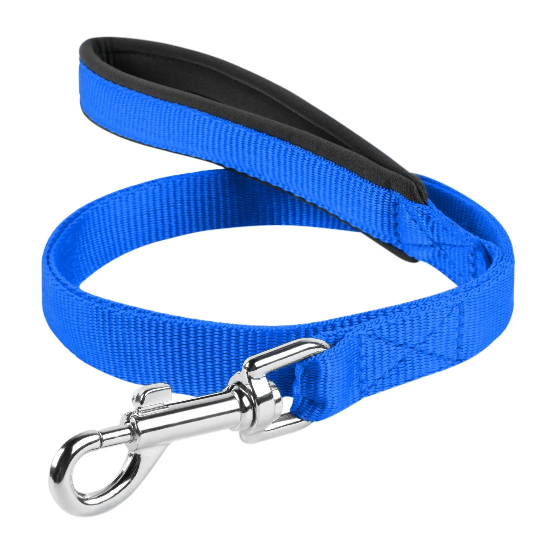 CoLLaR Dog Extremе повідець нейлоновий з прогумованою ручкою (блакитний), W 20 мм, L 122 см