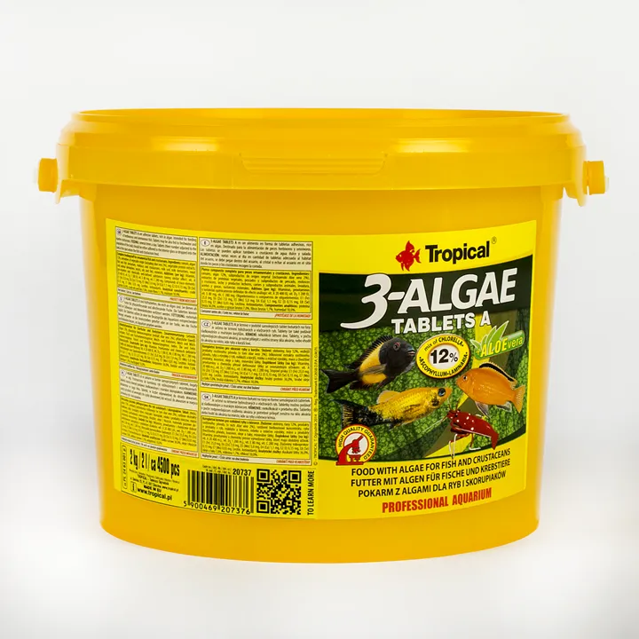Tropical 3-Algae Tablets A корм для риб, 100 г