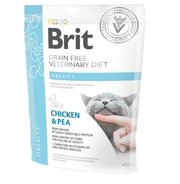 Brit GF Veterinary Diets Cat Struvite Chicken & Pea 400г