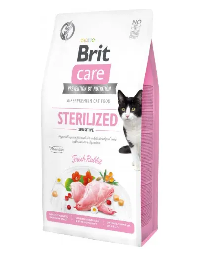 Brit Care Cat GF Sterilized Sensitive (чут.травлення для стерилізованих) 1кг