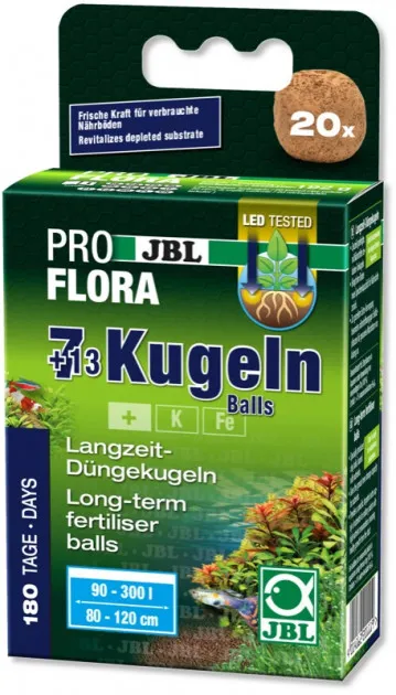 JBL Die 7+13 Kugeln (20 шариків), прикорньові добрива
