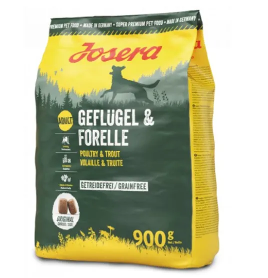 JOSERA Adult Geflugel&Forelle курка та форель 900г