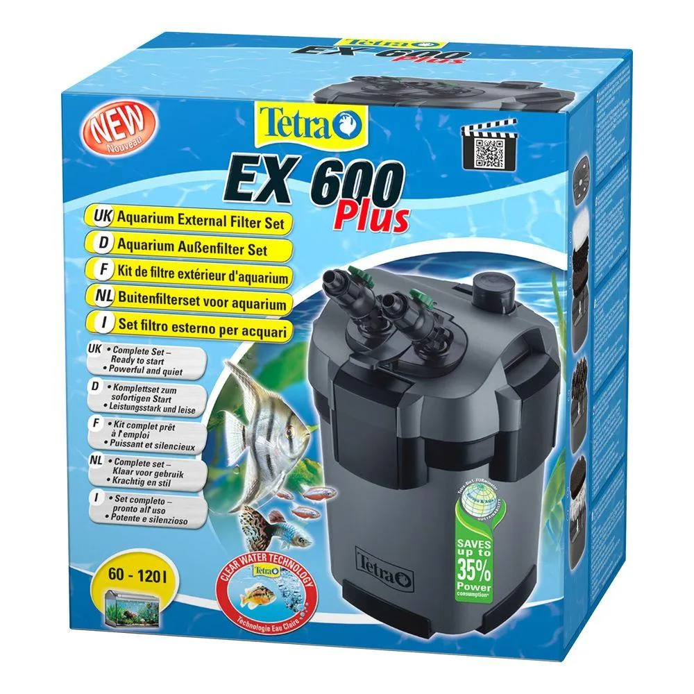 Фільтр зовнішнє, Tetratec EX 600, 600 л/ч, 60 - 120л