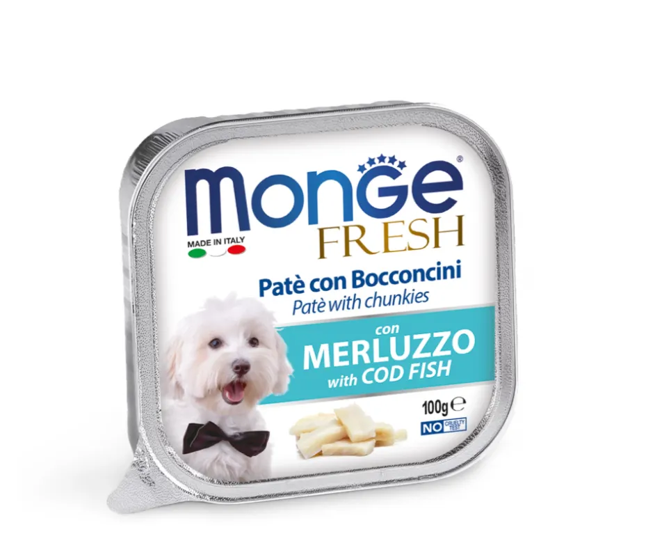 MONGE Fresh Cod Fish Консервований корм для собак, тріска 100г