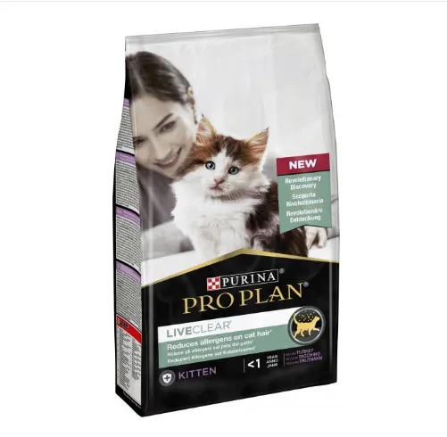 ProPlan 1,4кг LiveClear Kitten З індичкою