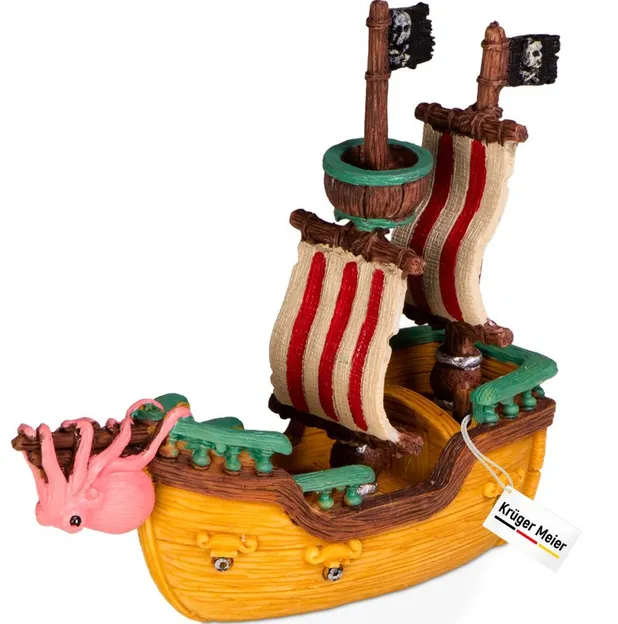 Декорація "Піратський корабель" Kruger Meier Pirate Ship S 16*6*15см КМ16614