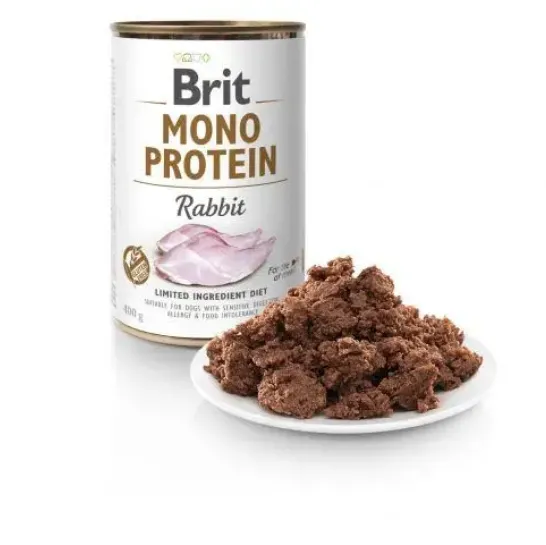 Brit Mono Protein Dog 400g кролик