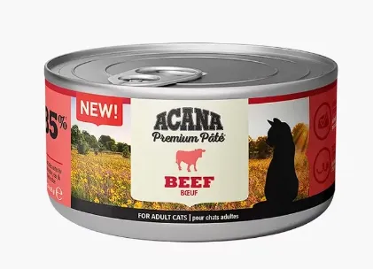 Консервований корм для котів Acana Beef яловичина 85г