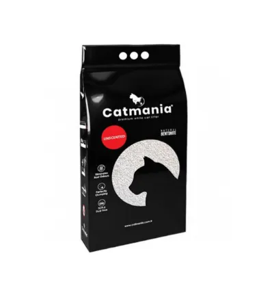 Бентонітовий наповнювач CATMANIA Натуральний білий, 10л