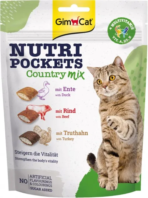 Nutri Pockets для котів Кантрі мікс 150г (G-419183/419275)