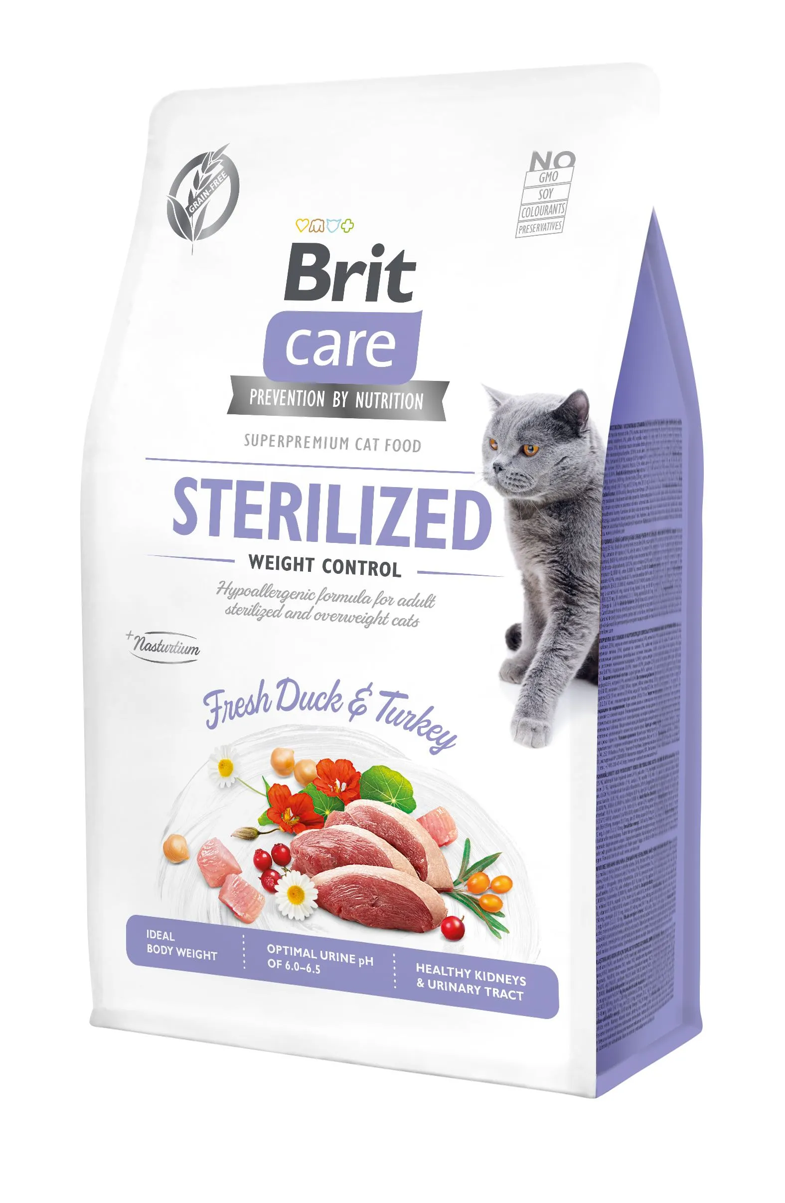 Brit Care Cat GF Sterilized Weight Control (контроль ваги для стерилізованих) 2кг